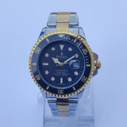 Men’s Round Quartz Stainless Steel Watch – 1 Piece