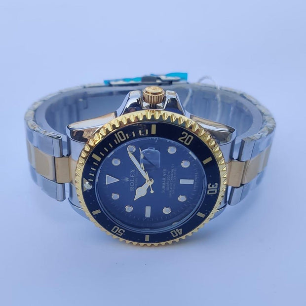 Men’s Round Quartz Stainless Steel Watch – 1 Piece