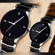 Chic Unisex Couple Watches – 2-Piece Quartz Analog Set