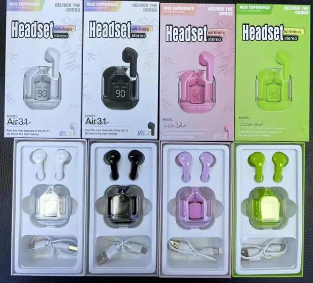 Black Smart Touch 31 Earbuds