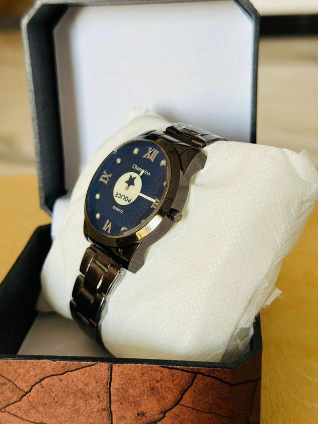 Trendy Unisex Round Dial Watch