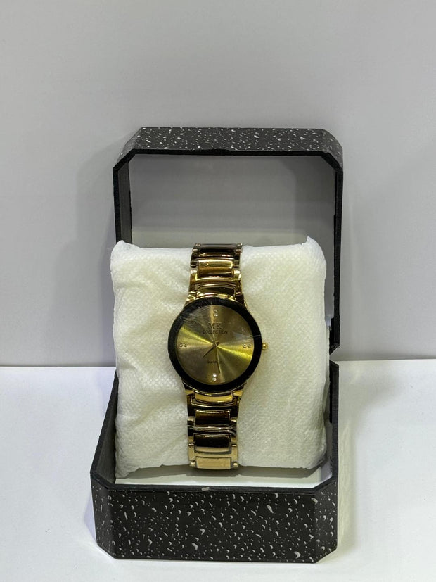 Men’s Chain Watch – Classic Stainless Steel Analog Timepiece