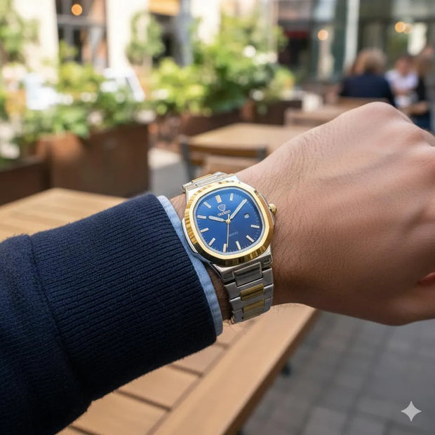 Unisex Quartz Watch – Stylish Water-Resistant Timepiece
