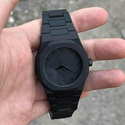 Men’s Black Quartz Analog Watch – 1 Piece